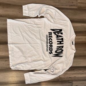 Crooks & Castles death row records White Long Sleeve Tee